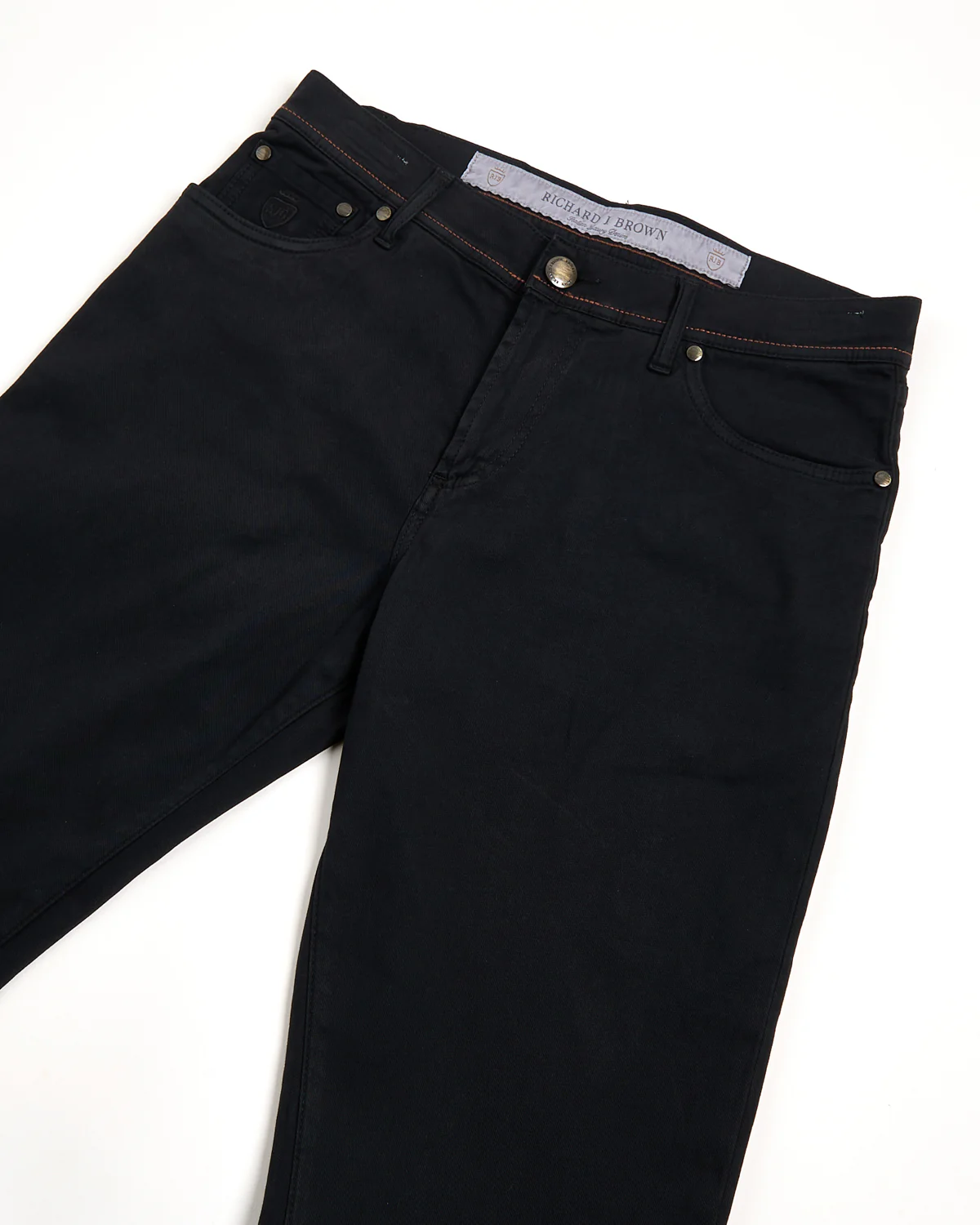 Milano Z Brushed Cotton 5 Pocket Pants - Image 6