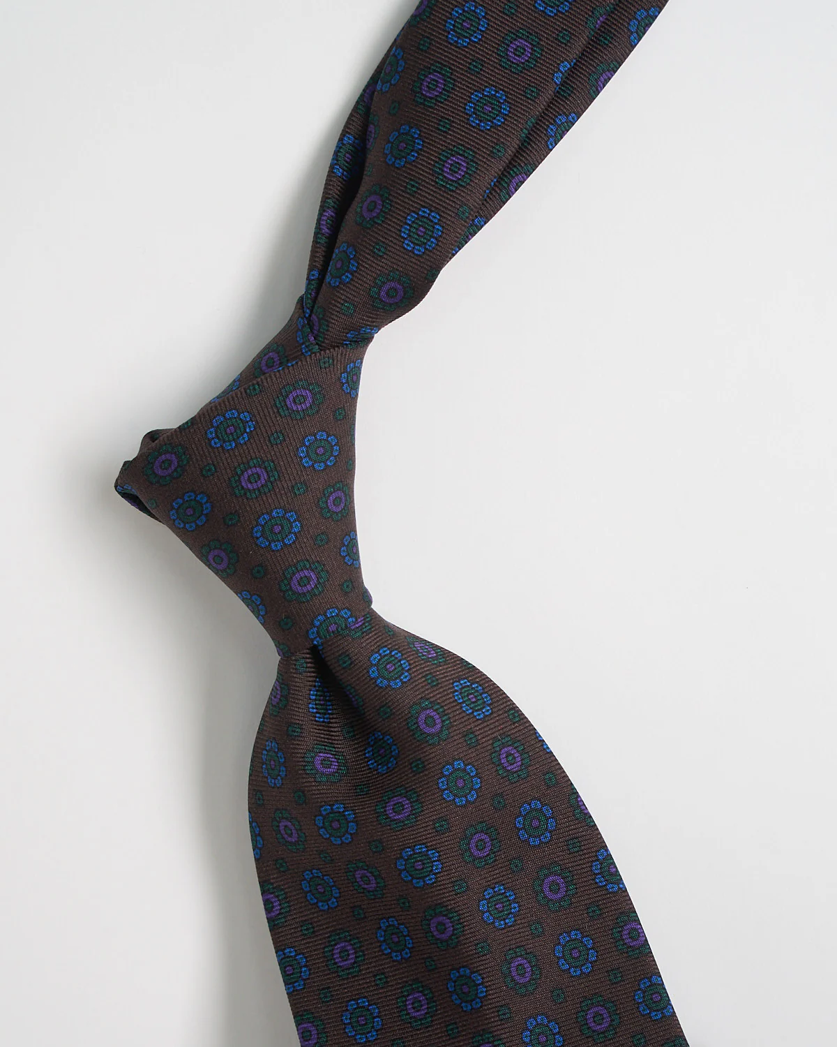 Silk Mini Floral Pattern Tie - Image 2