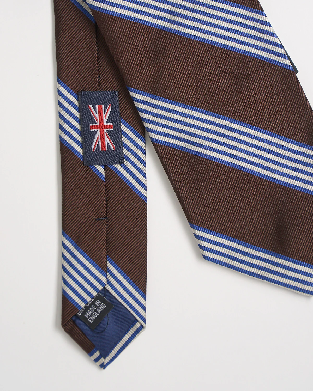 Silk Stripe Tie - Image 3