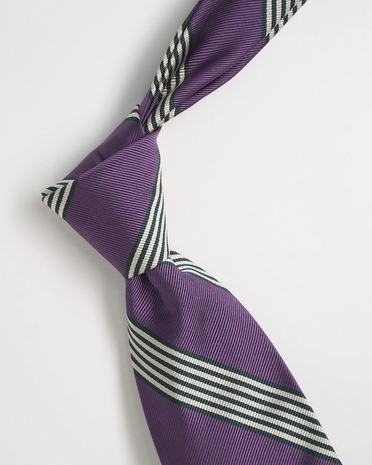 Silk Stripe Tie - Image 2