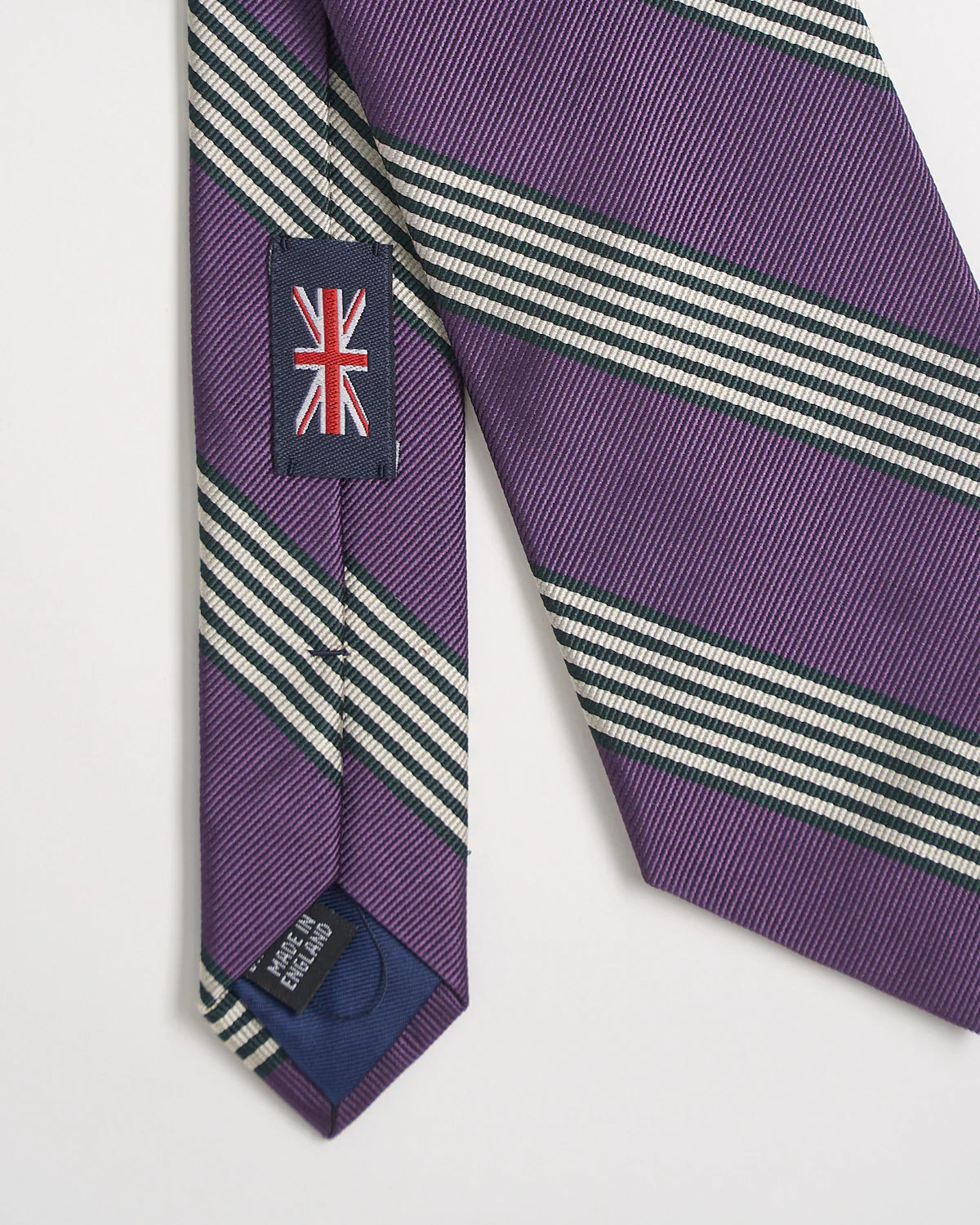 Silk Stripe Tie - Image 3