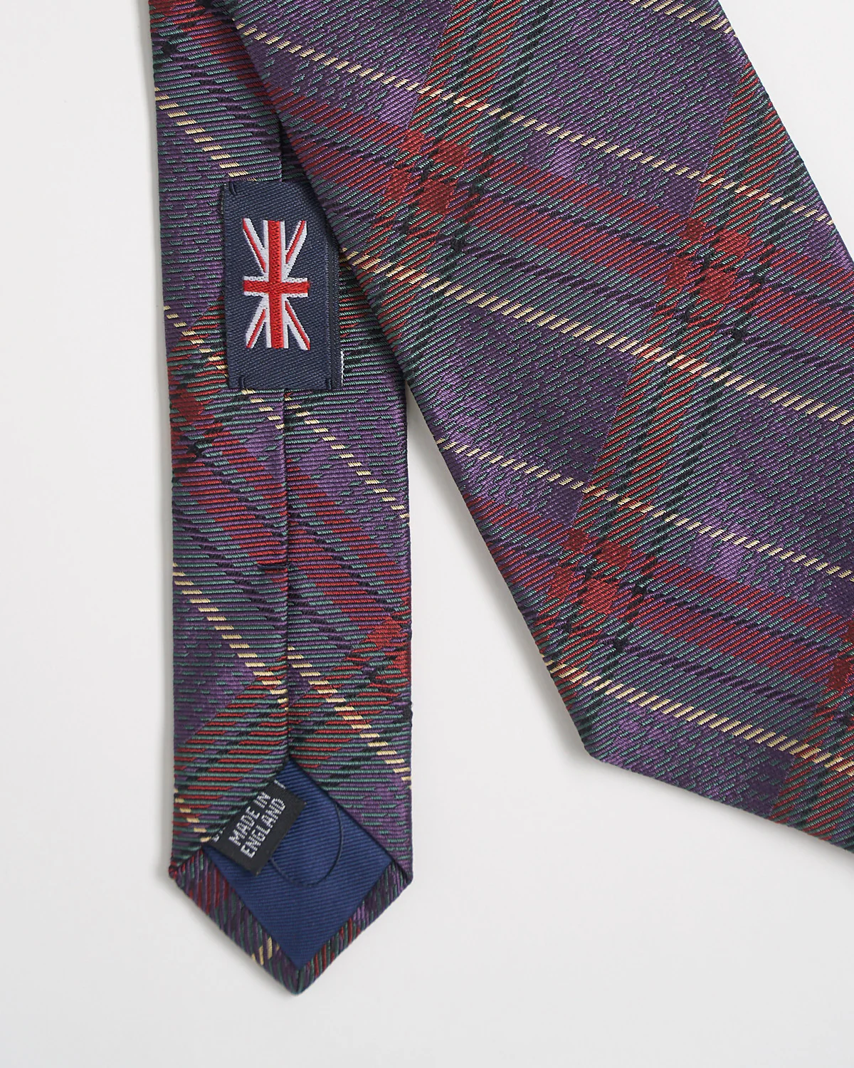 Silk Tartan Tie - Image 3