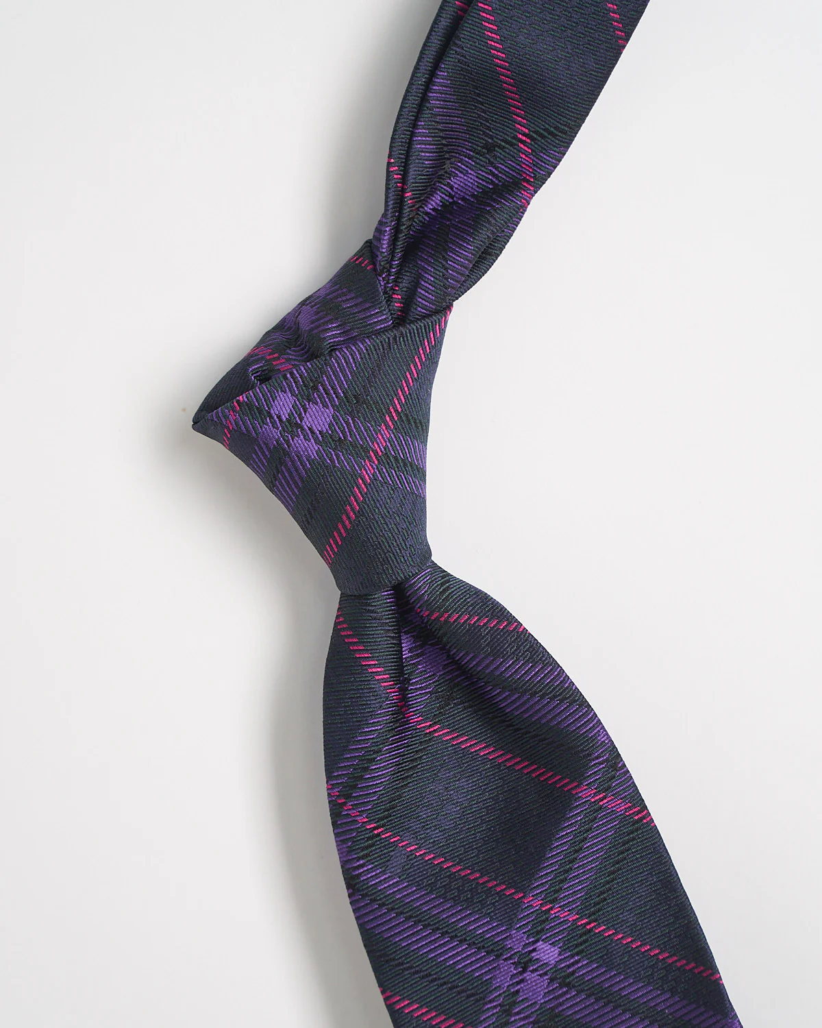 Silk Tartan Tie - Image 2