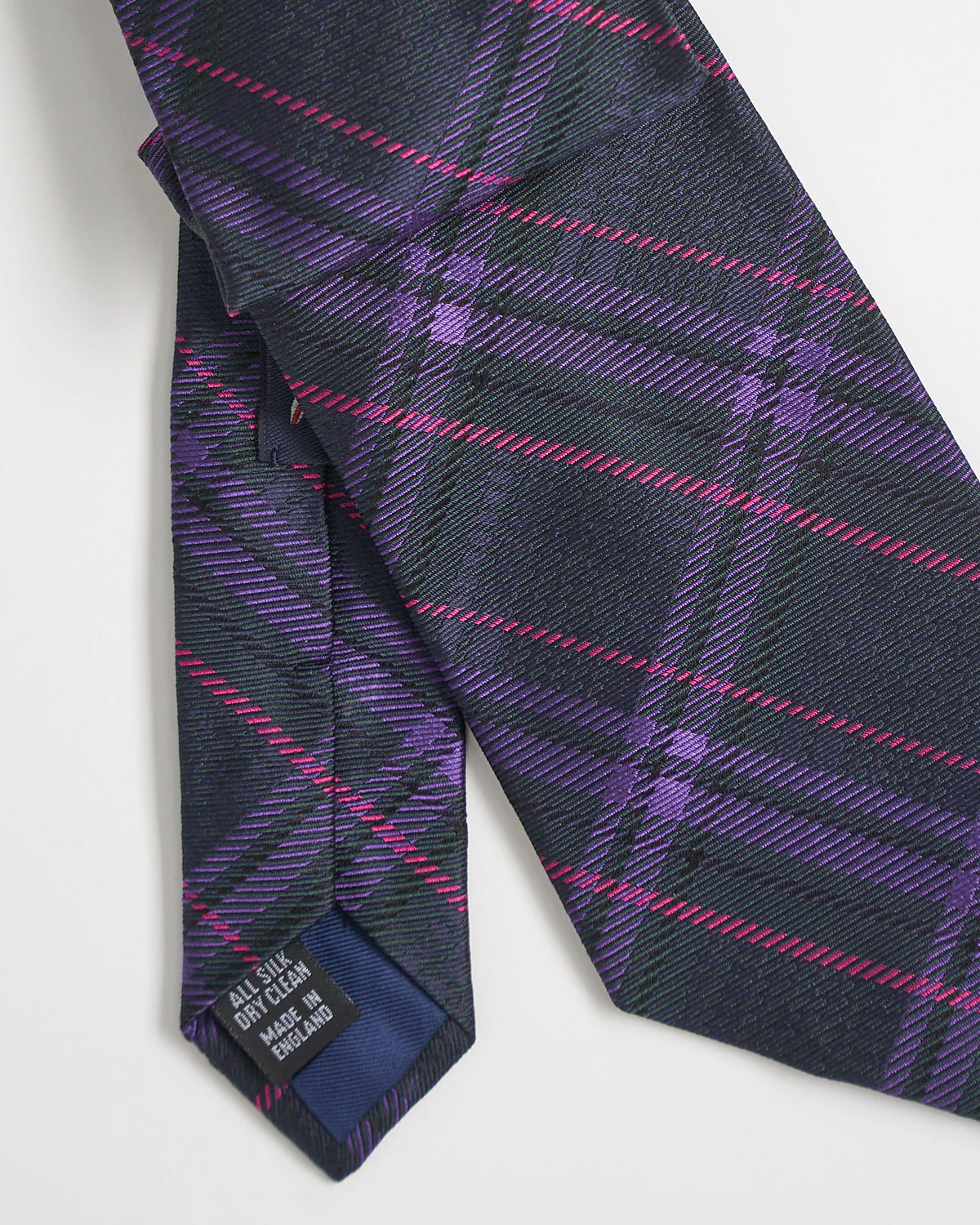 Silk Tartan Tie - Image 3