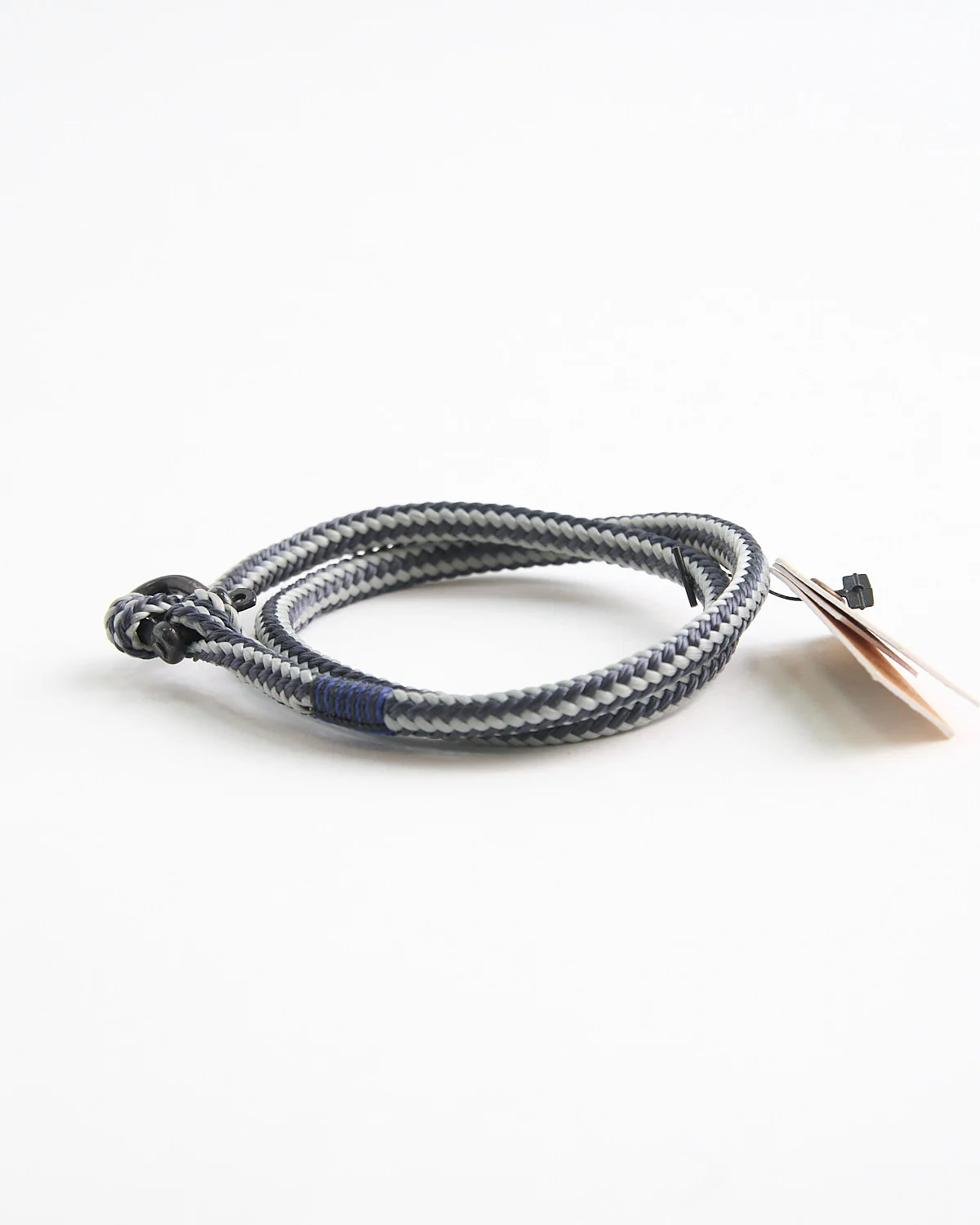 Salty Slim Rope And Shackle Bracelet / Slate - Image 3