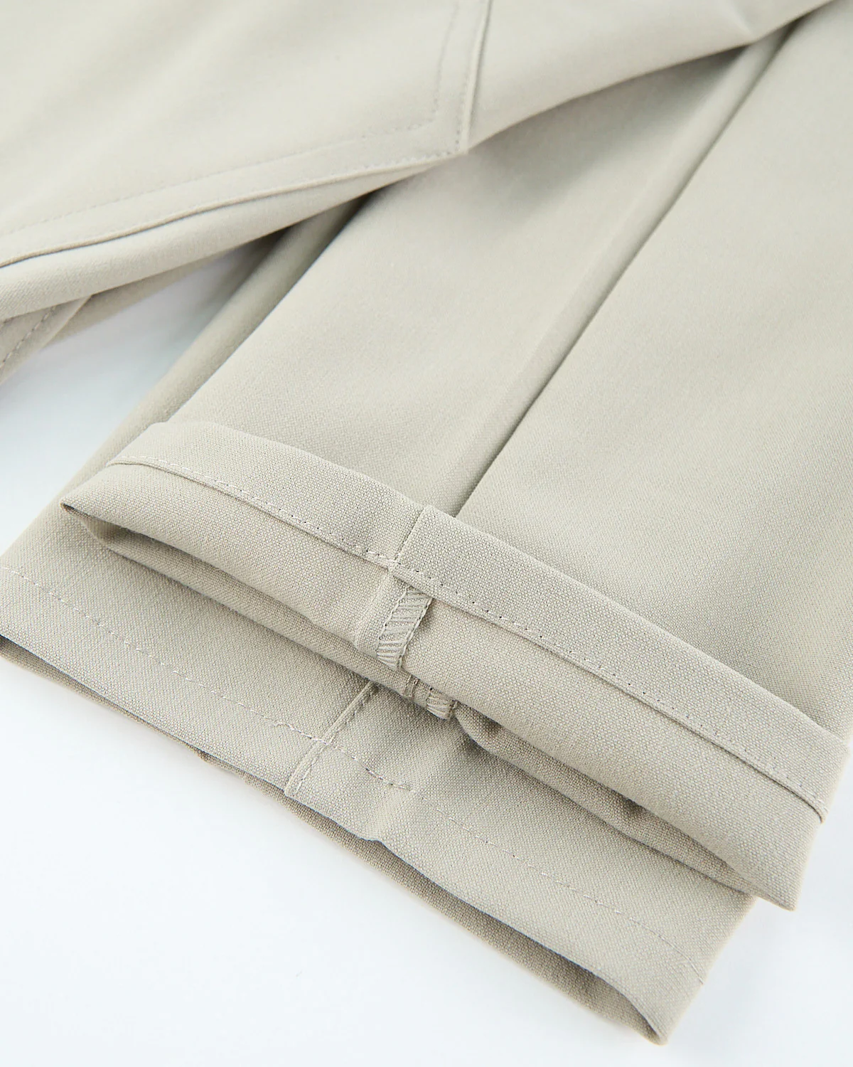 Sand 'Pipe' Regular Slim Fit Ceramica 5 Pocket Tech Dress Pants - Image 4
