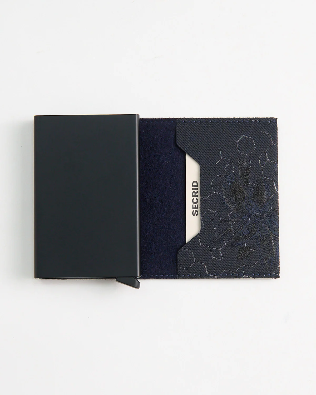Slimwallet Jacquard Magnolia Navy - Image 5