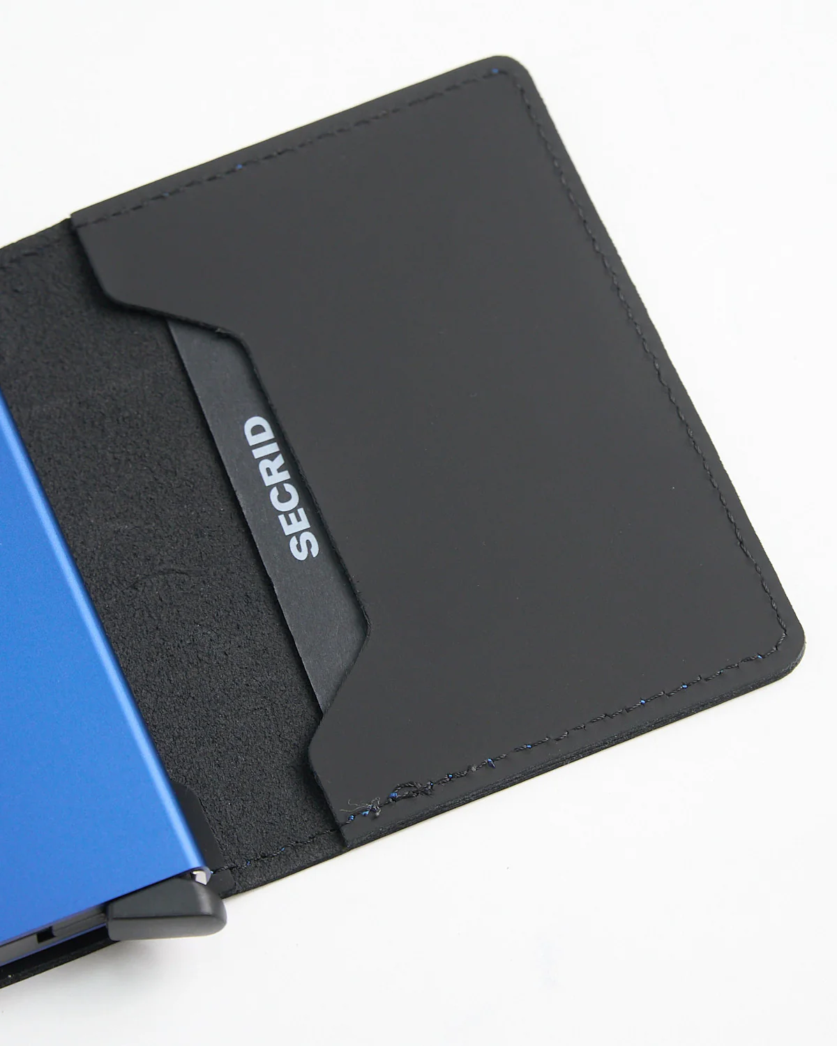 Slimwallet Matte Black & Blue - Image 2