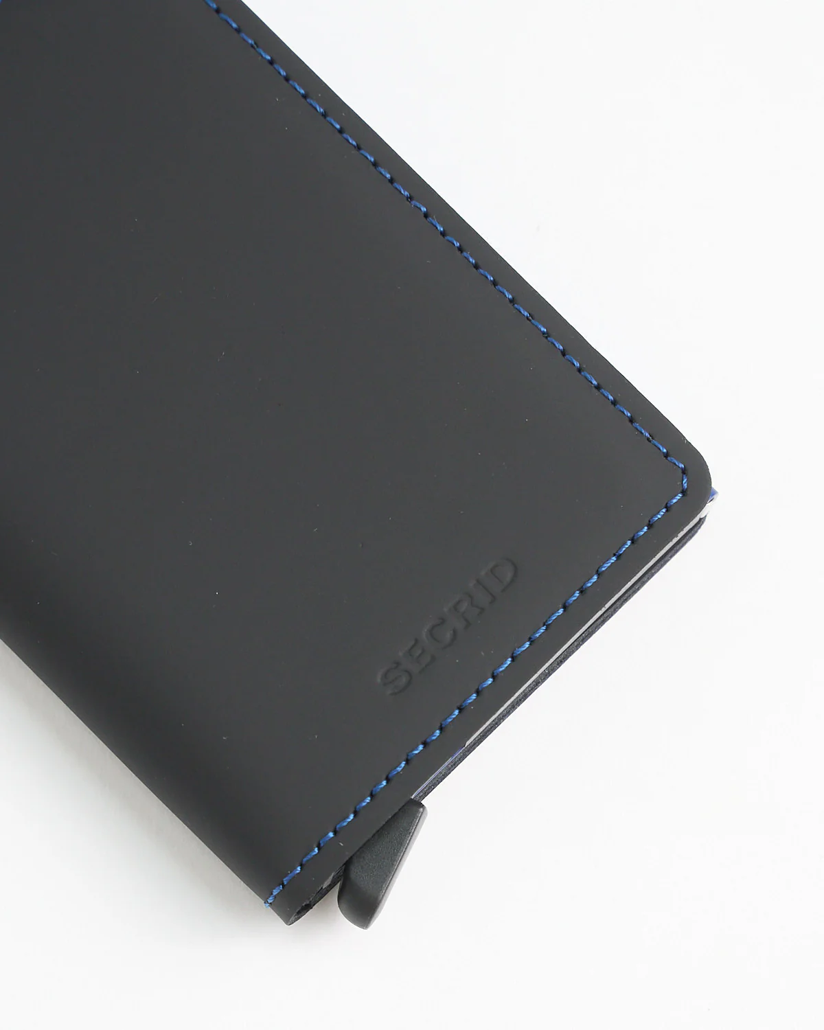 Slimwallet Matte Black & Blue - Image 3