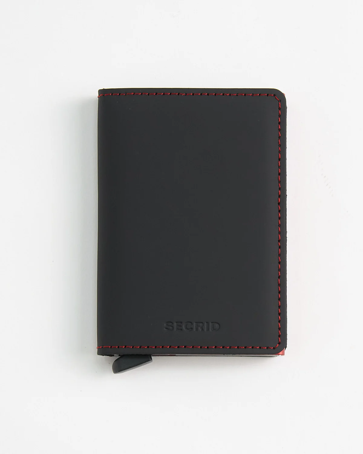Slimwallet Matte Black & Red
