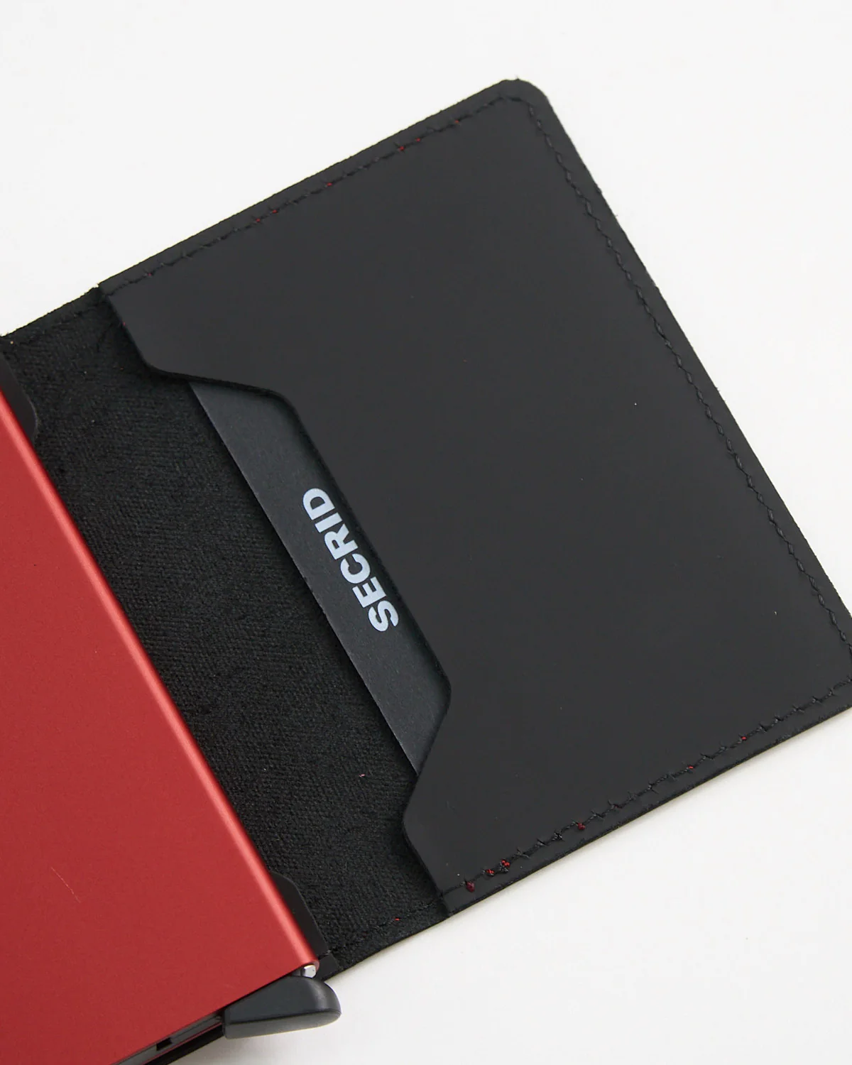 Slimwallet Matte Black & Red - Image 2