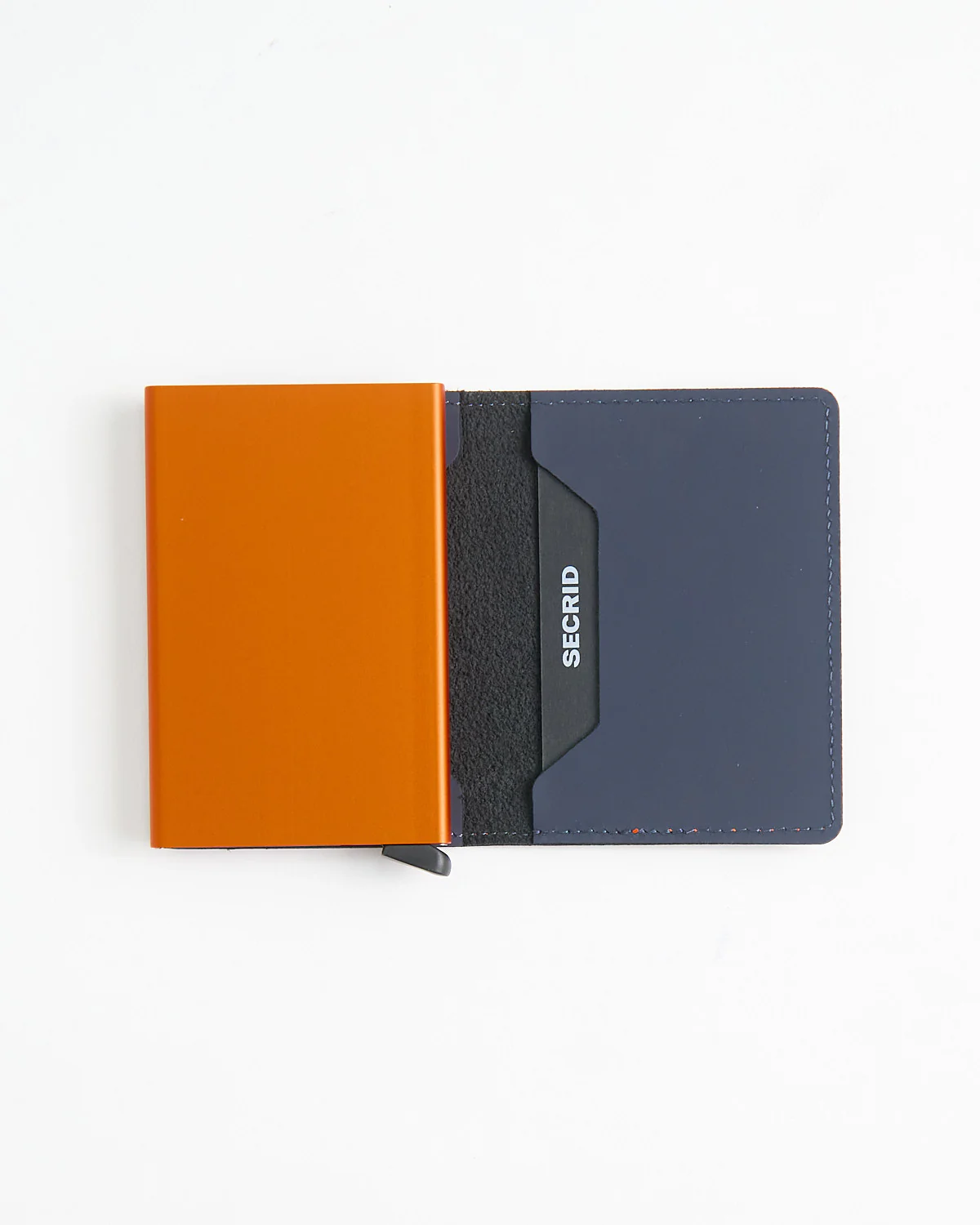 Slimwallet Matte Nightblue & Orange - Image 3