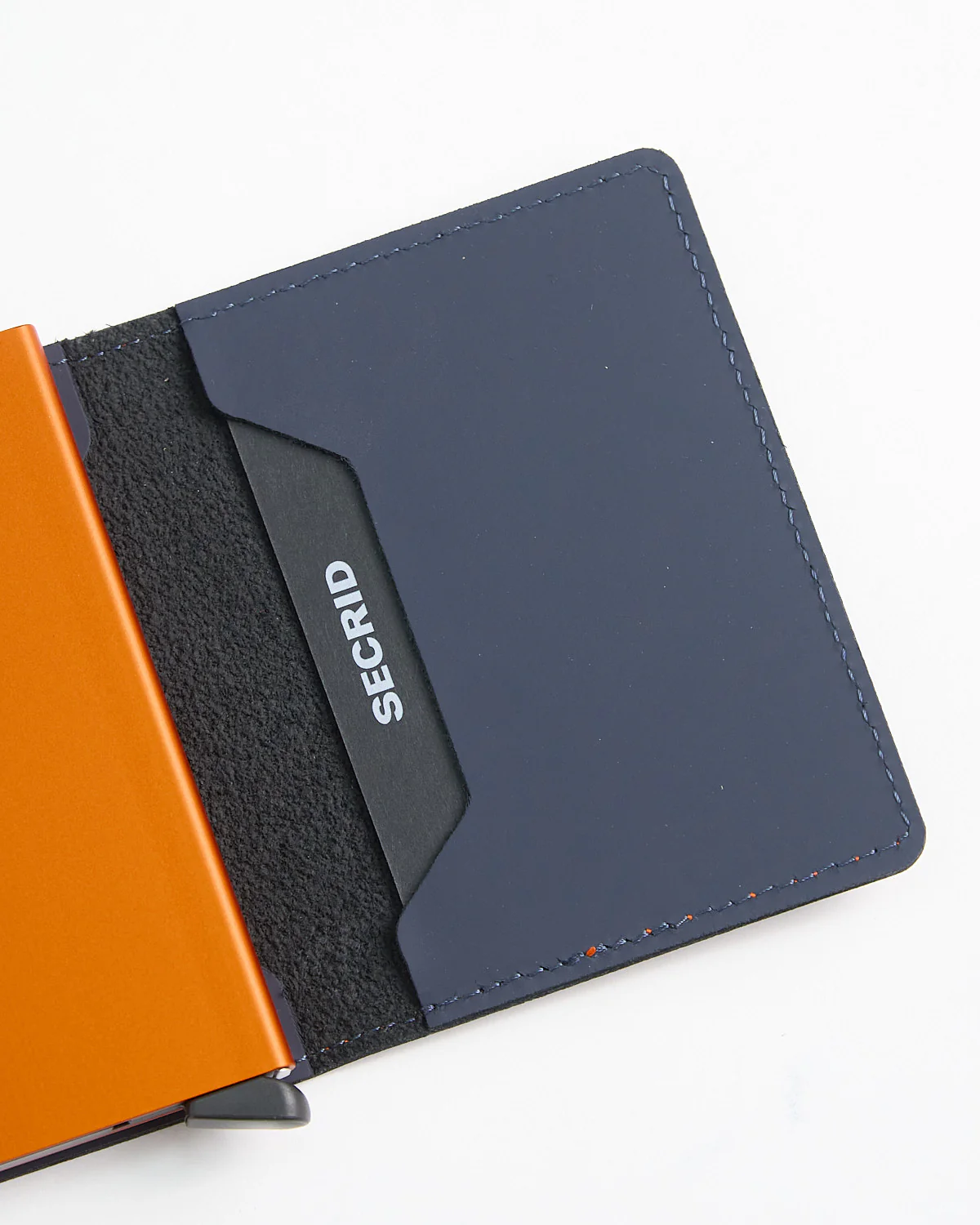 Slimwallet Matte Nightblue & Orange - Image 4