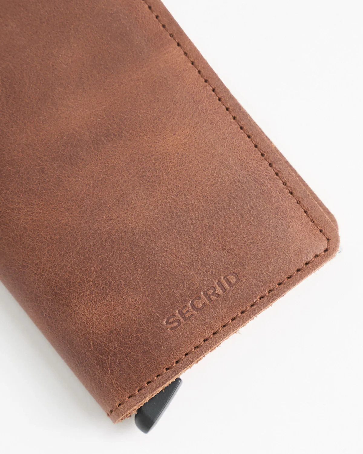 Slimwallet Vintage Cognac Silver - Image 3