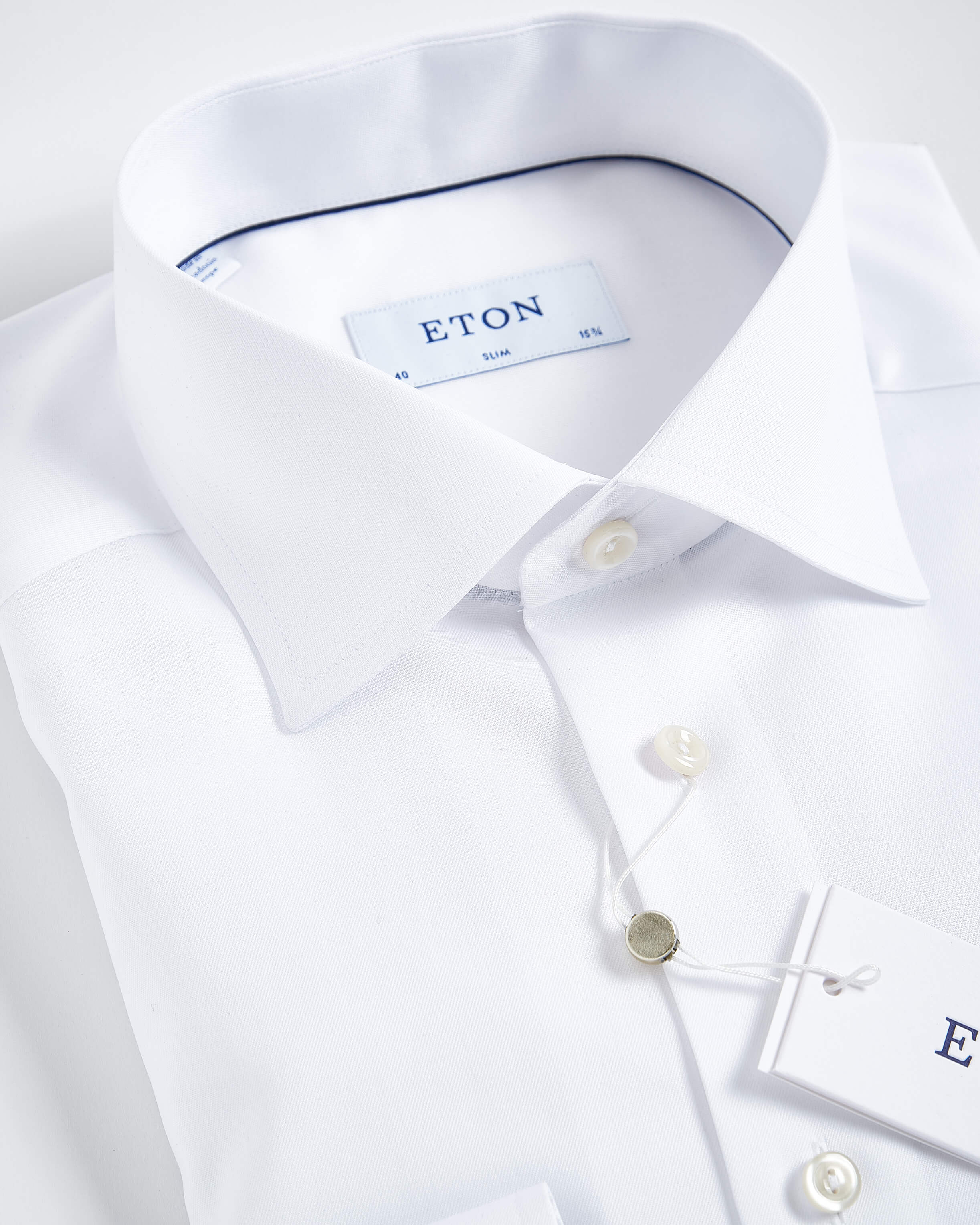 Signature Twill Super Slim Shirt / White - Image 2