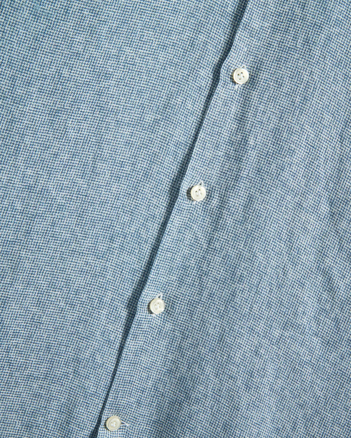 Blue Birdseye Linen Shirt - Image 3