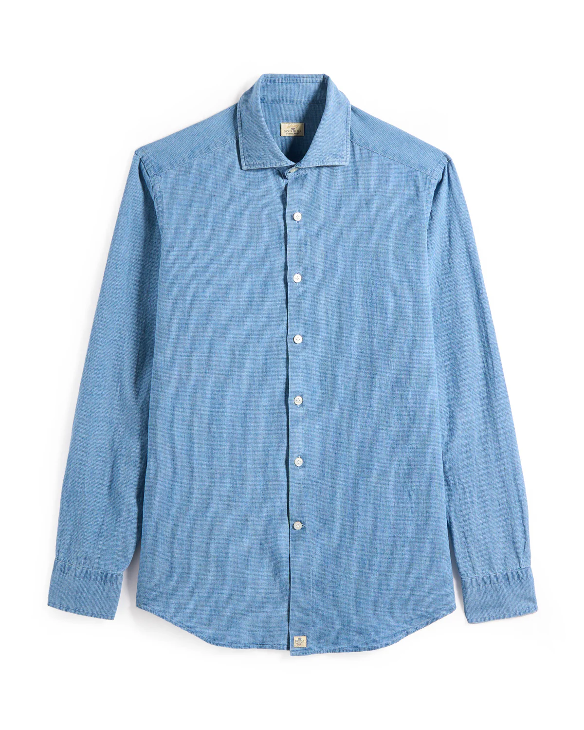 Cotton Linen Denim Wash Shirt
