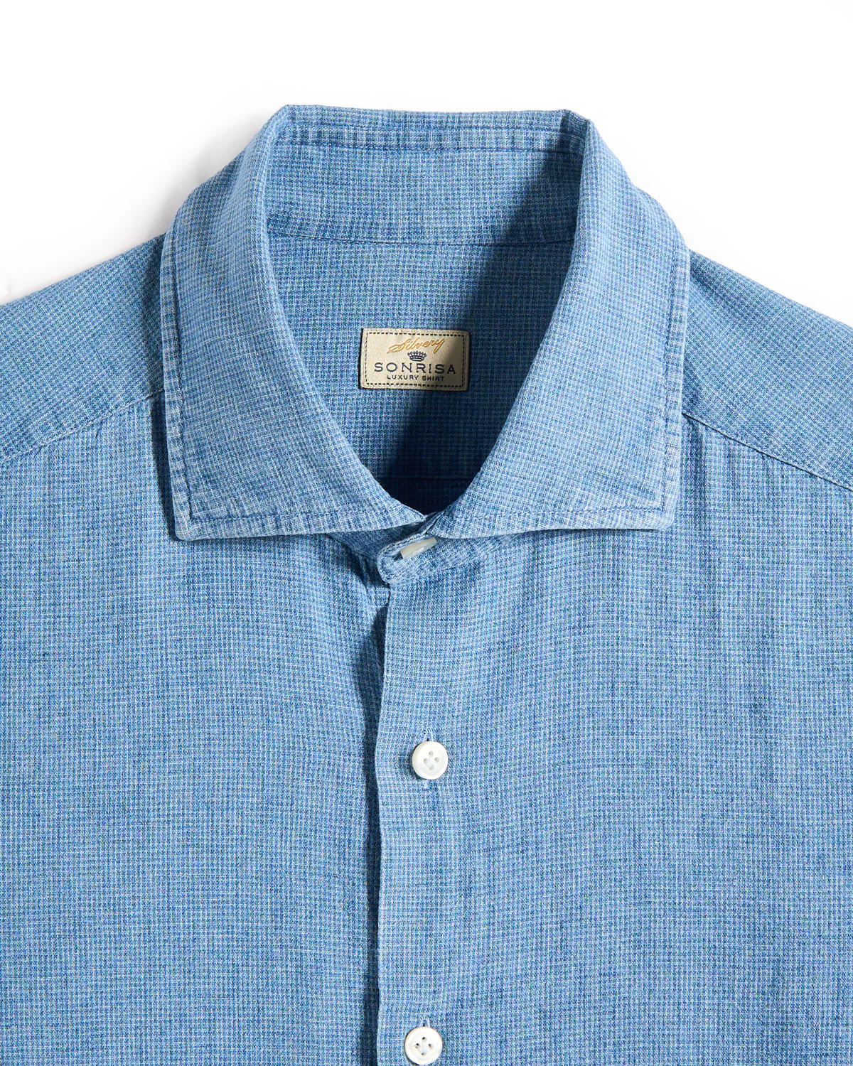 Cotton Linen Denim Wash Shirt - Image 2