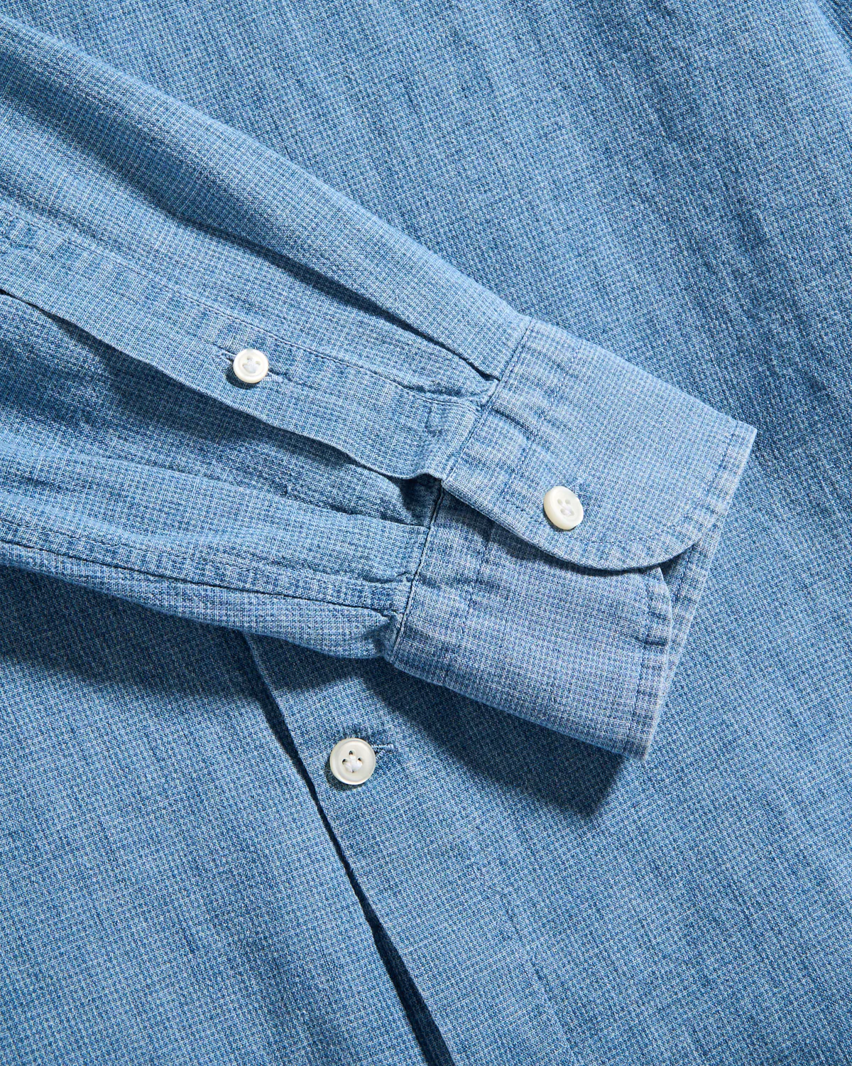 Cotton Linen Denim Wash Shirt - Image 4