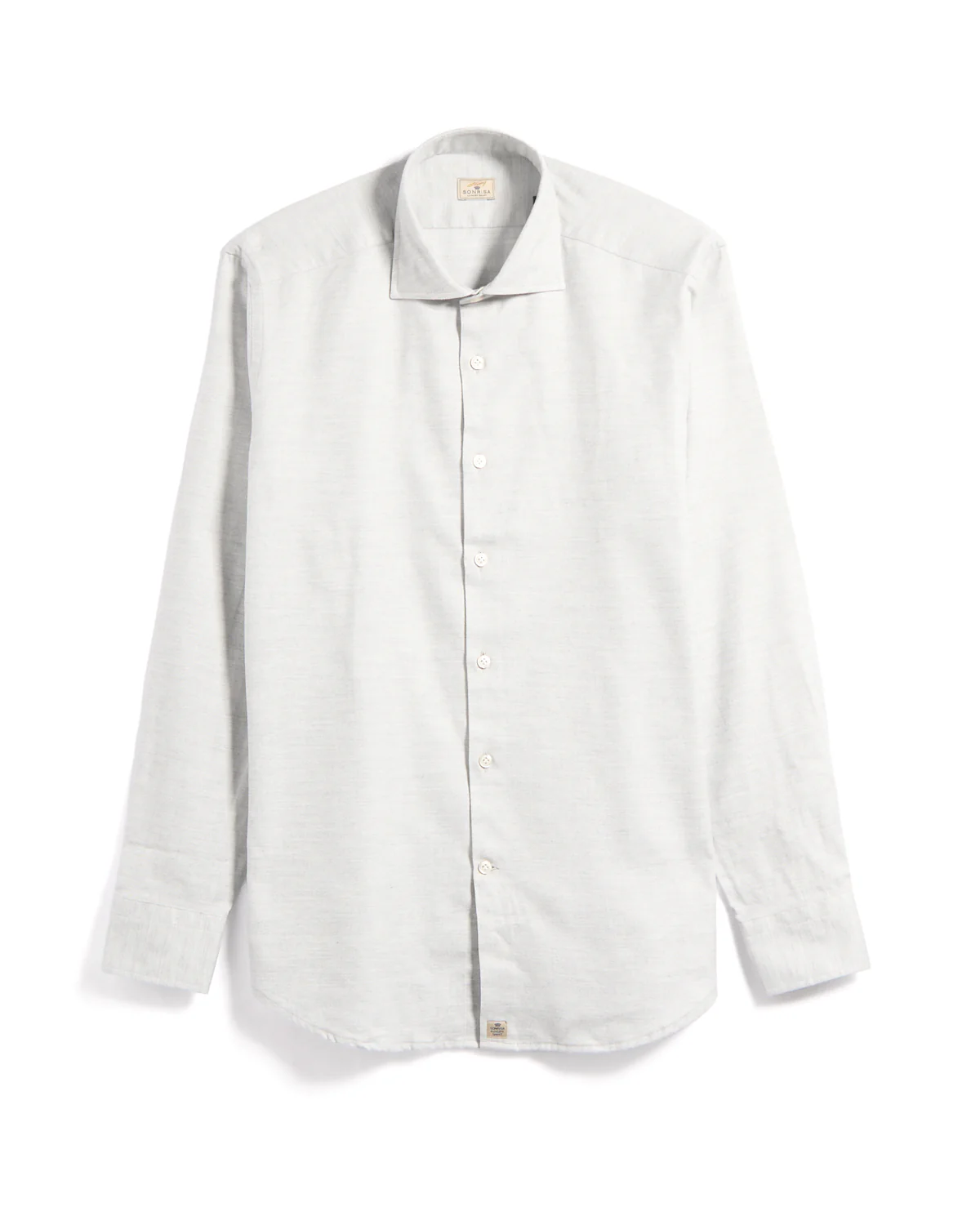 Cotton Lyocell Luxury Herringbone Flannel Comfort Fit Sport Shirt - Image 5