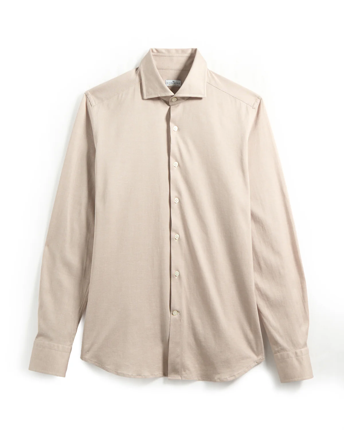 Sand Melange Lux Jersey Shirt