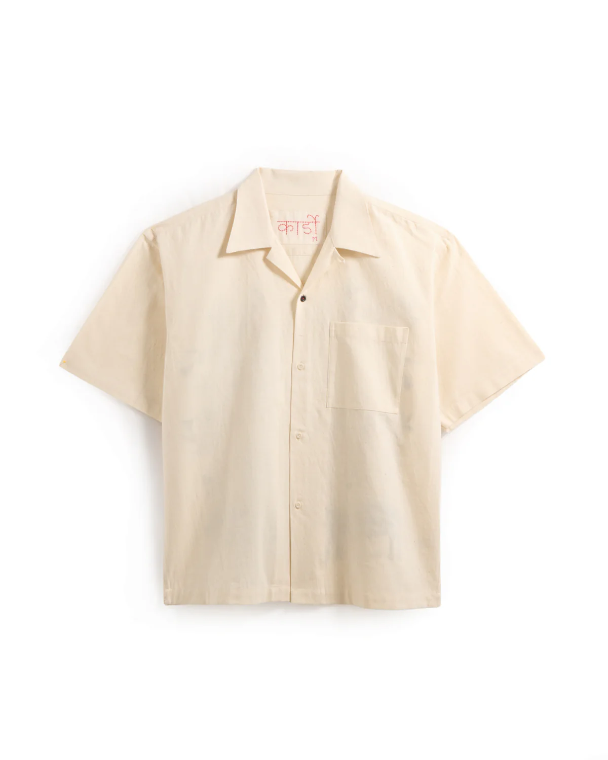 White Cotton Twill Shirt