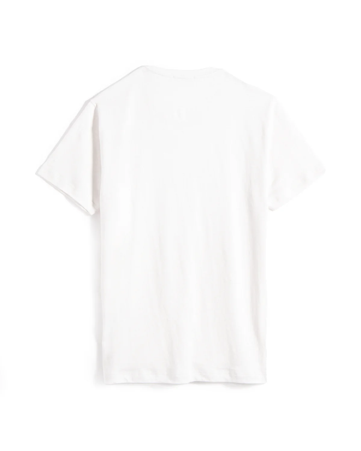 Enno White Heathered Linen T-Shirt - Image 3