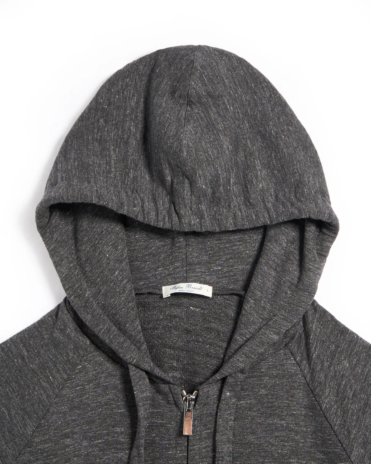 Jonathan Linen Jersey Zip Luxury Hoodie - Image 4