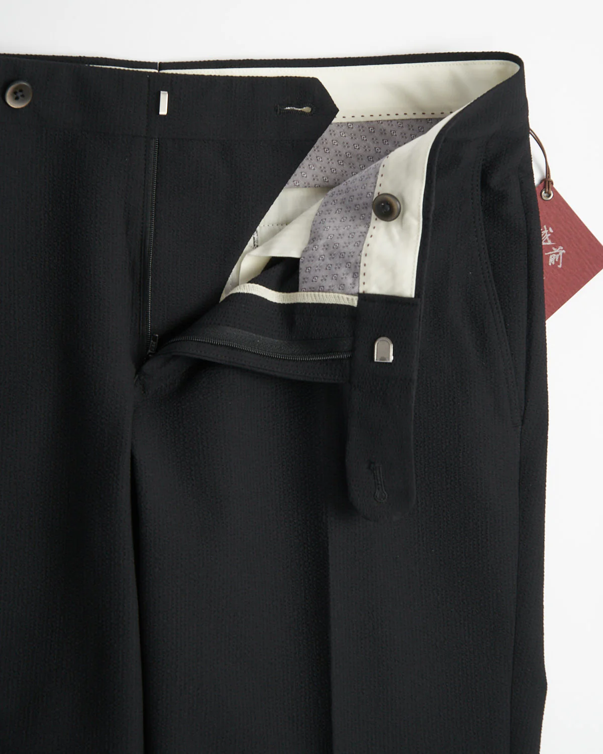 Techno Seersucker Pants / Black - Image 3