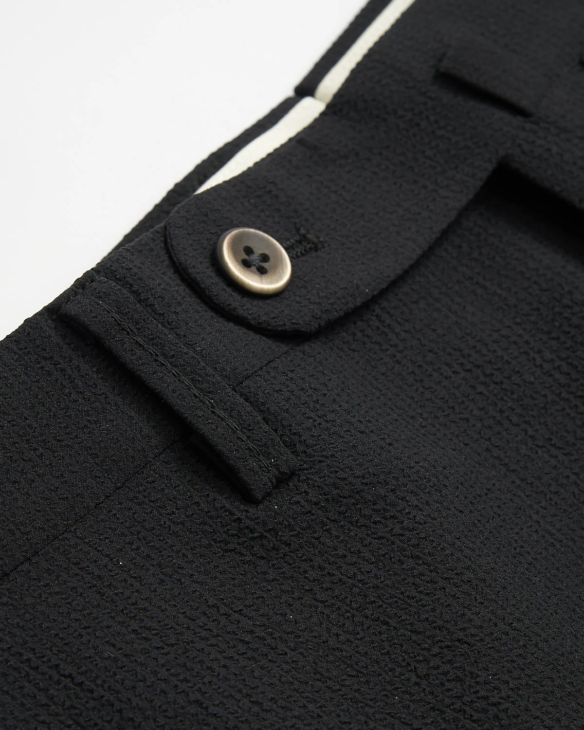 Techno Seersucker Pants / Black - Image 5
