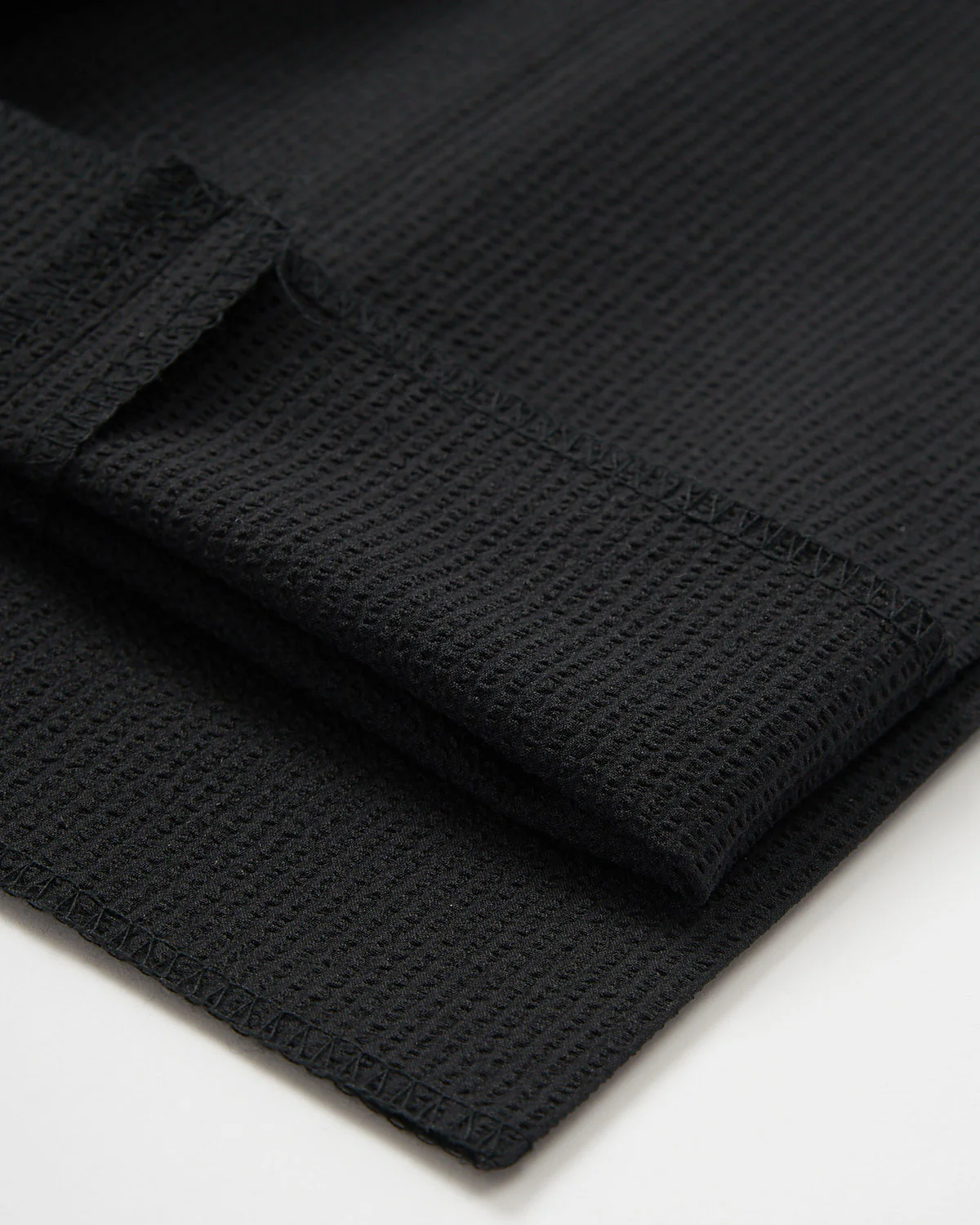 Techno Seersucker Pants / Black - Image 8