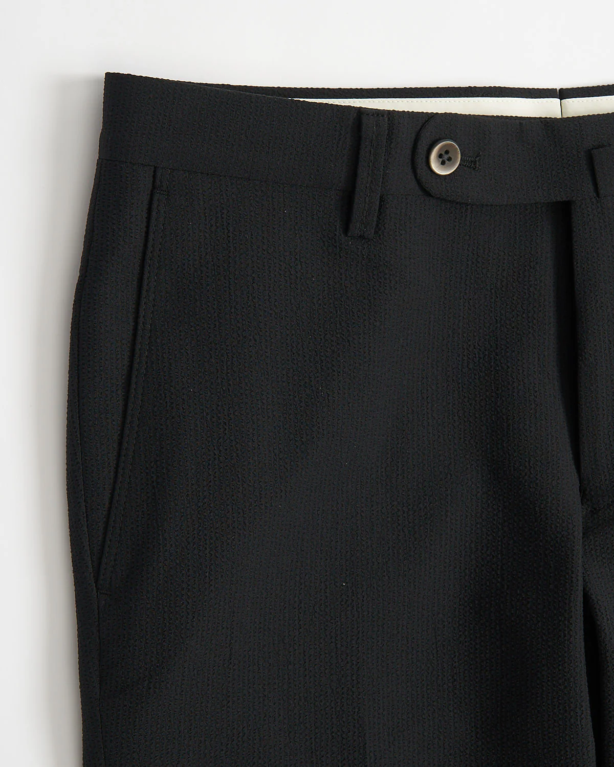 Techno Seersucker Pants / Black - Image 9