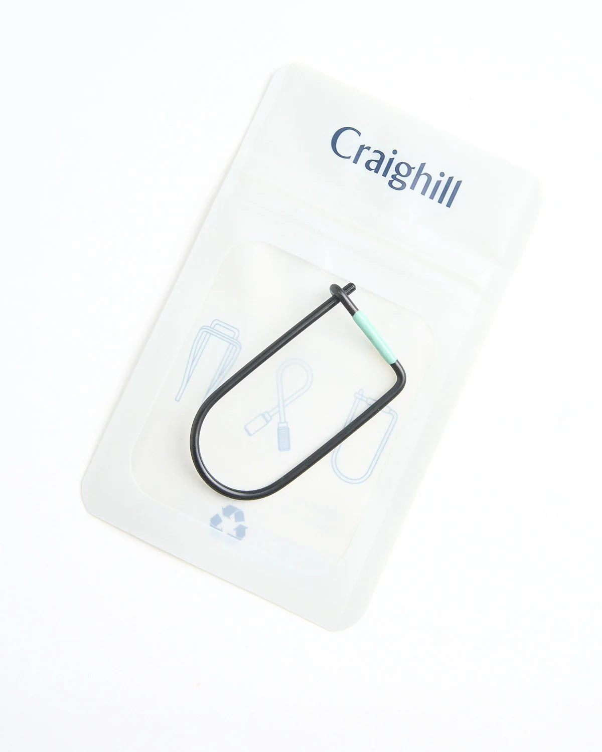 Wilson Carbon Enamel Keychain / Seafoam - Image 4